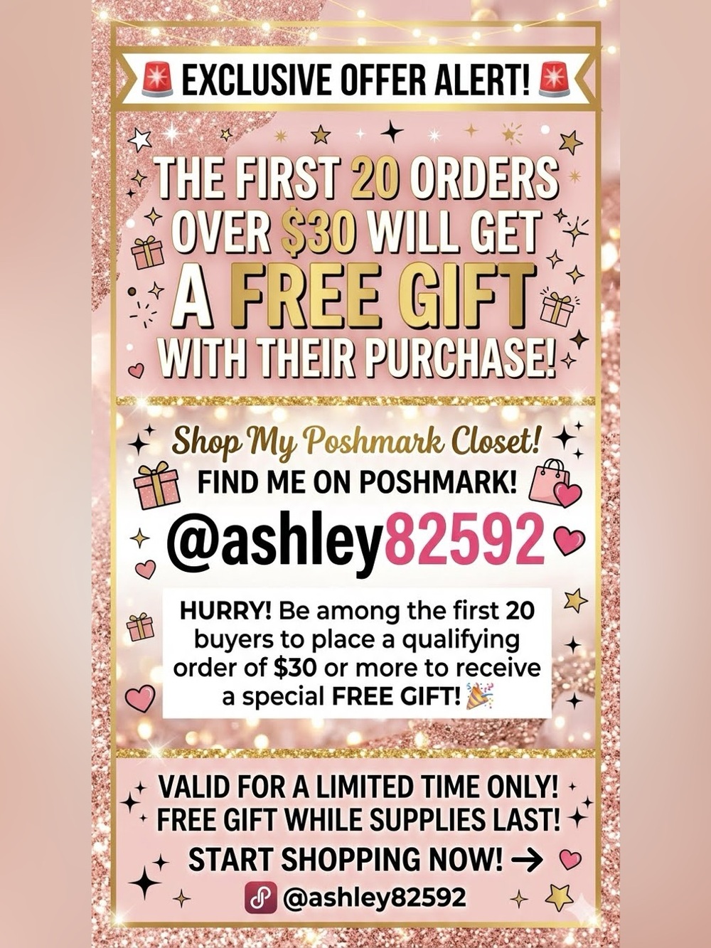 Free Gift Announcement